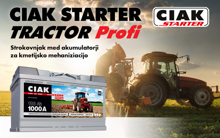 Strokovnjak med akumulatorji za kmetijsko mehanizacijo – CIAK Auto Slovenija